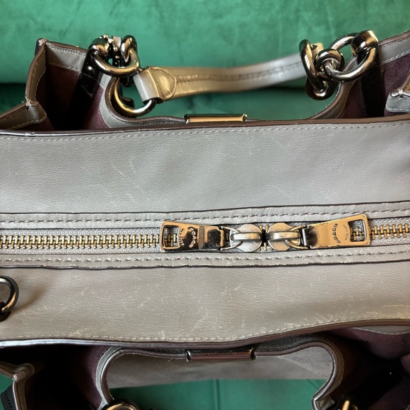 SOLD💖 Coach Dreamer 36 Suede Satchel - Picture 5 of 12